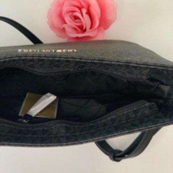 🌺NWT Michael Kors LG Crossbody Bag Black - Picture 6 of 8